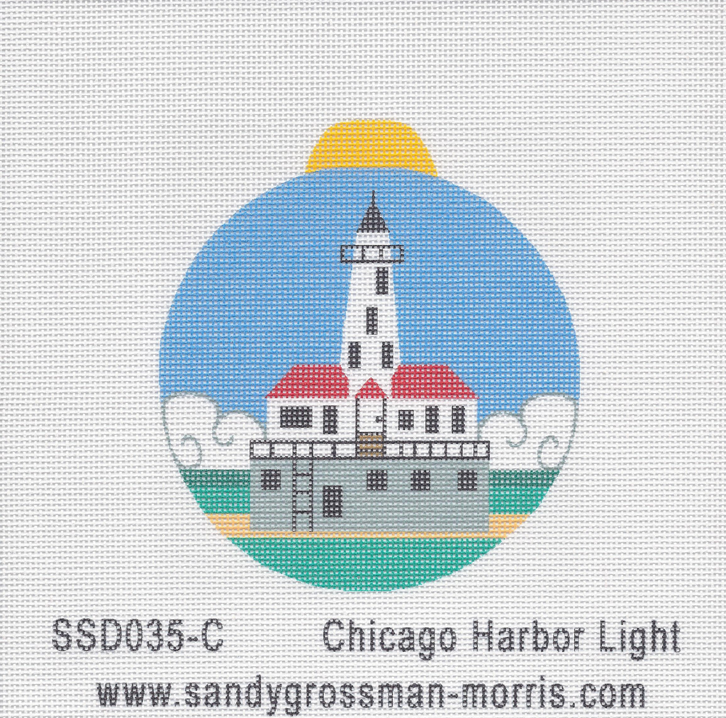 Chicago Harbor Light Ornament